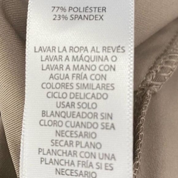 Joie Tan Pull On Pants High Waisted Trousers Size Medium - Picture 5 of 6